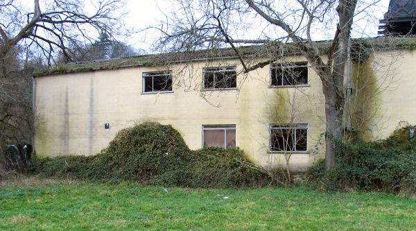 easy access for intruders Freshford Mill open window beside field with public access