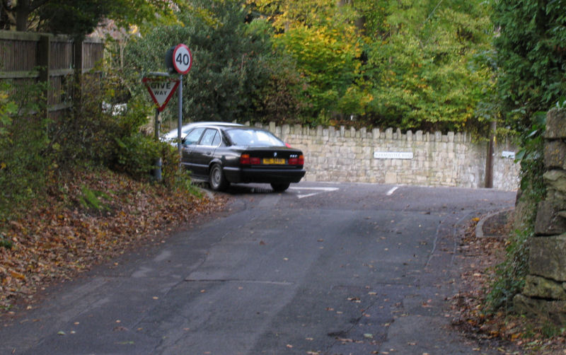 Junction of the A36 with Church Lane an Access Road to Freshford