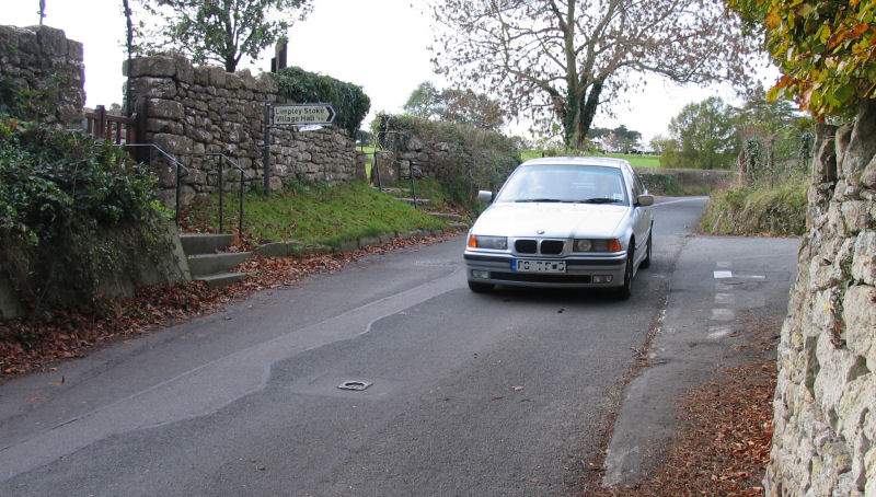 Church Lane Junction with Middle Stoke