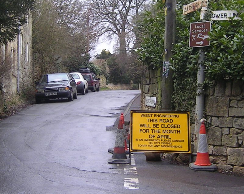 Church Lane Freshford Junction with Crowe Lane