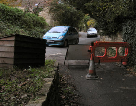 Dark Lane junction with New road Freshford