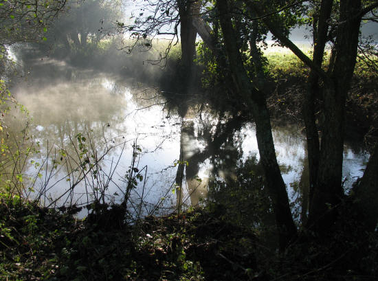 River Frome Somerset Close to Freshford Mill 