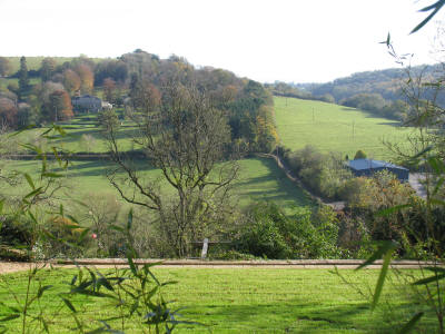 View of Freshford Mill from Sharpstone Somerset