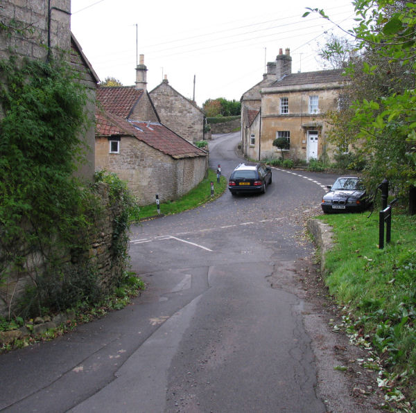 Junction of Ashes lane with Park Corner