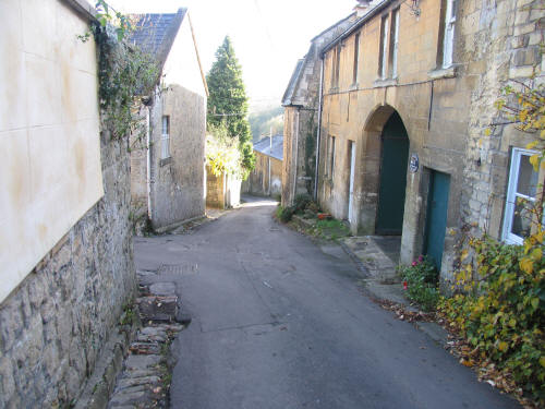 Rosemary Lane in the Hamlet of Sharpstone near Freshford Mill Somerset