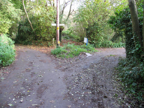 Junction of Rosemary Lane and Dunkirk Mill Somerset 2006